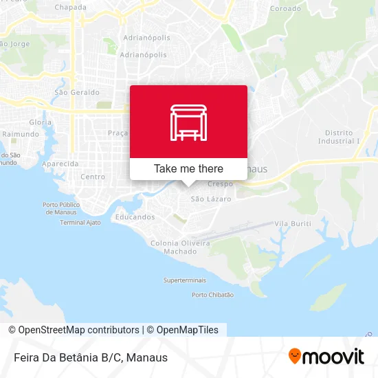 Feira Da Betânia B/C map