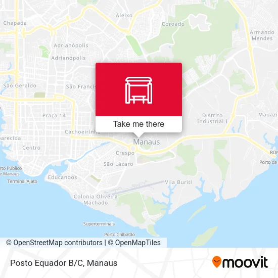 Posto Equador B/C map