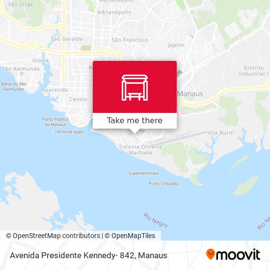 Mapa Avenida Presidente Kennedy- 842