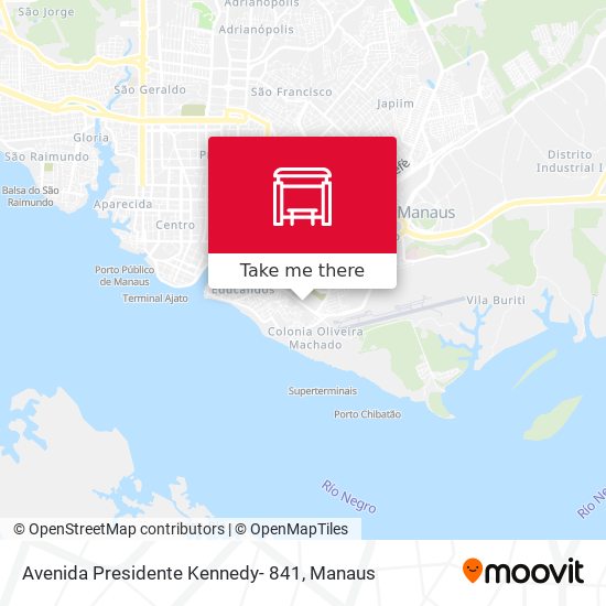 Mapa Avenida Presidente Kennedy- 841
