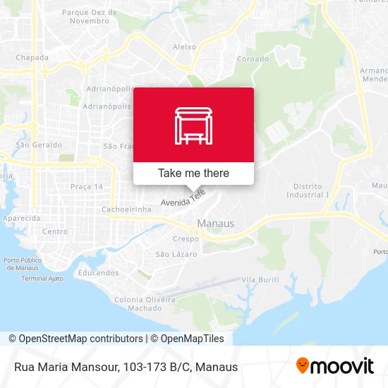 Rua Maria Mansour, 103-173 B/C map
