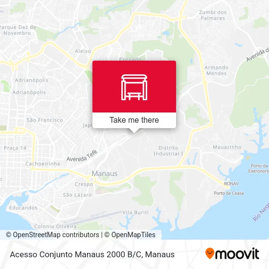Acesso Conjunto Manaus 2000 B / C map
