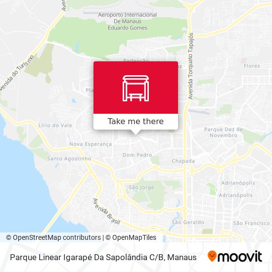 Parque Linear Igarapé Da Sapolândia C / B map