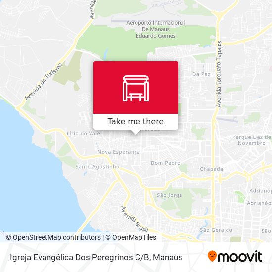 Igreja Evangélica Dos Peregrinos C / B map
