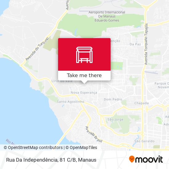 Rua Da Independência, 81 C/B map