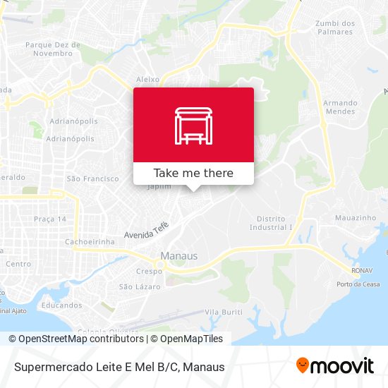 Supermercado Leite E Mel B/C map