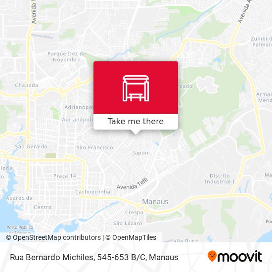 Rua Bernardo Michiles, 545-653 B / C map
