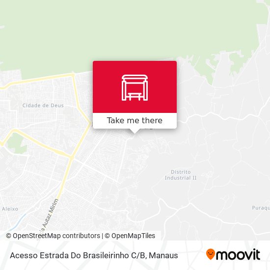 Acesso Estrada Do Brasileirinho C / B map