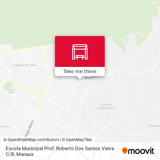 Mapa Escola Municipal Prof. Roberto Dos Santos Vieira C / B