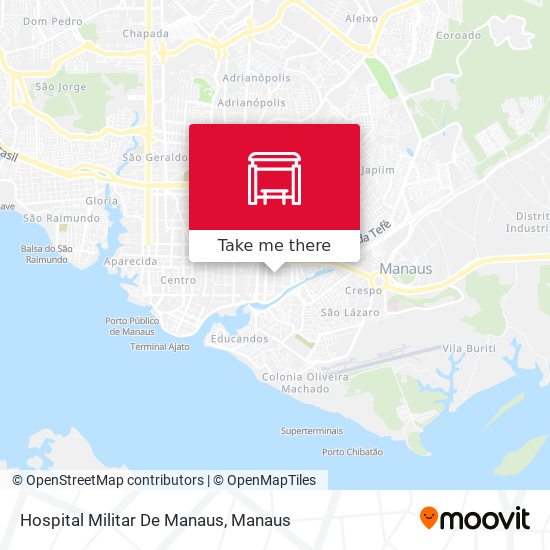 Hospital Militar De Manaus map