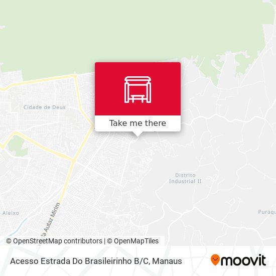 Mapa Acesso Estrada Do Brasileirinho B / C