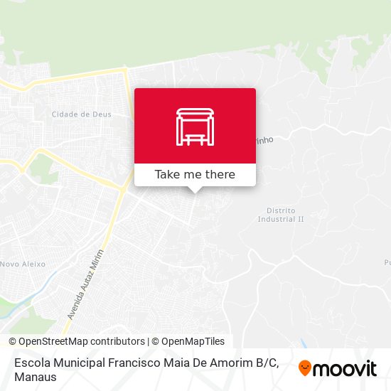 Mapa Escola Municipal Francisco Maia De Amorim B / C