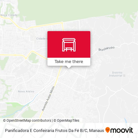 Panificadora E Confeiraria Frutos Da Fé B / C map