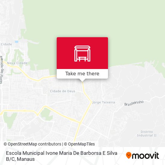 Mapa Escola Municipal Ivone Maria De Barborsa E Silva B / C