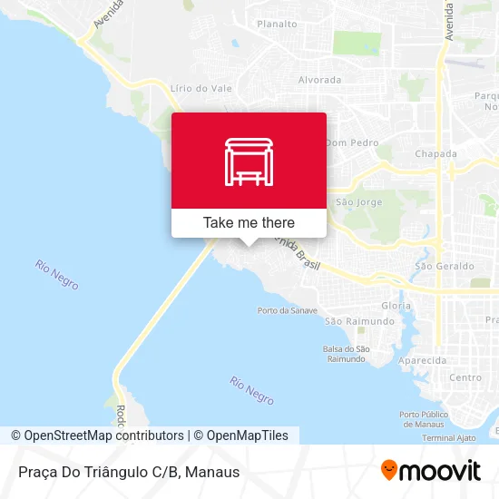 Praça Do Triângulo C/B map