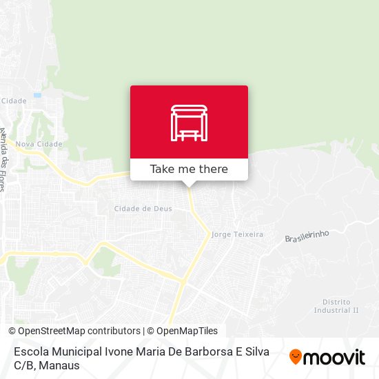 Mapa Escola Municipal Ivone Maria De Barborsa E Silva C / B