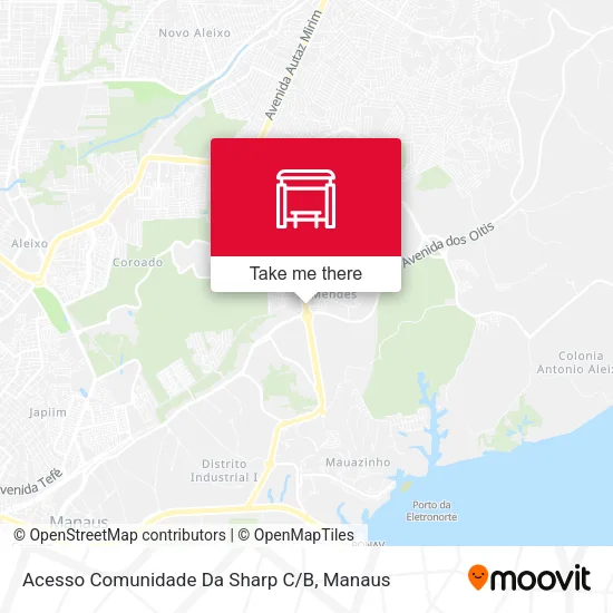 Acesso Comunidade Da Sharp C/B map