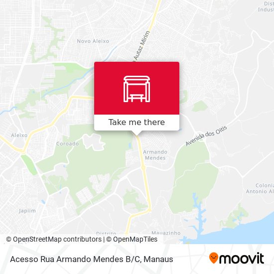 Mapa Acesso Rua Armando Mendes B/C
