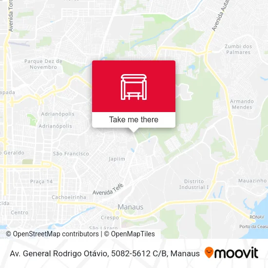 Av. General Rodrigo Otávio, 5082-5612 C / B map