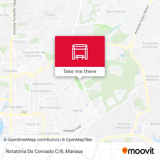 Rotatória Do Coroado C/B map