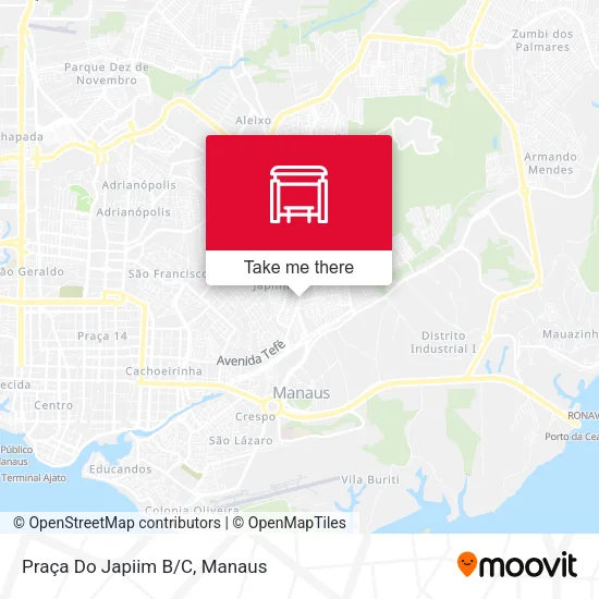 Praça Do Japiim B/C map