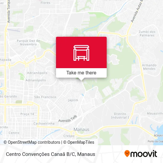 Centro Convenções Canaã B/C map