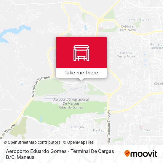 Mapa Aeroporto Eduardo Gomes - Terminal De Cargas B / C