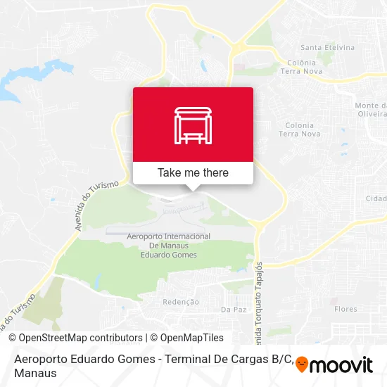 Aeroporto Eduardo Gomes - Terminal De Cargas B / C map