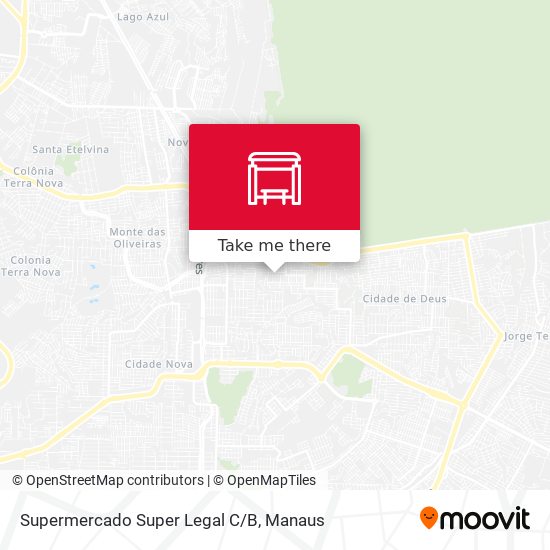 Mapa Supermercado Super Legal C/B