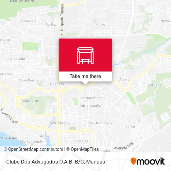 Clube Dos Advogados O.A.B. B/C map
