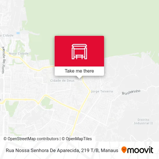 Rua Nossa Senhora De Aparecida, 219 T / B map