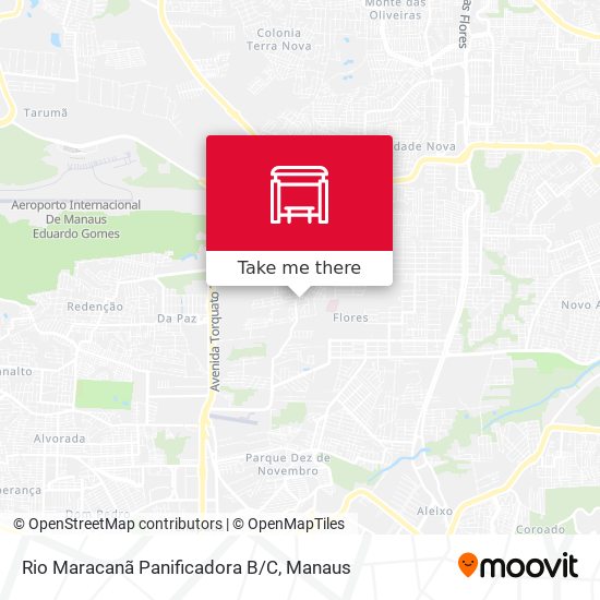 Rio Maracanã Panificadora B/C map
