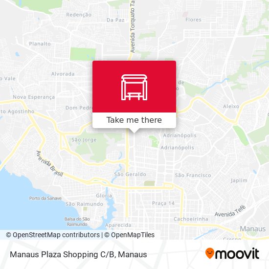 Manaus Plaza Shopping C/B map