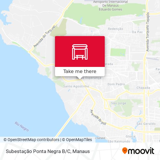 Subestação Ponta Negra B/C map