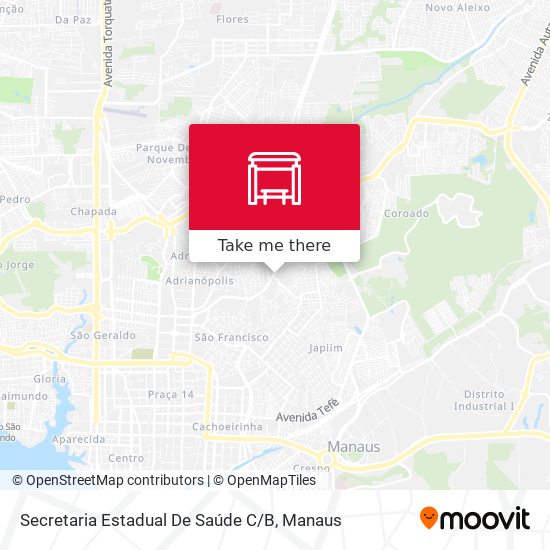 Secretaria Estadual De Saúde C / B map