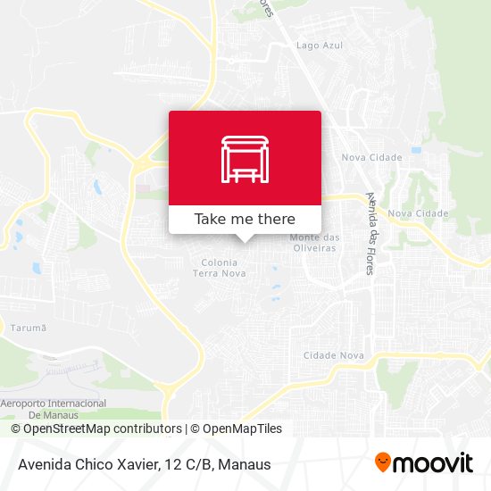 Avenida Chico Xavier, 12 C/B map