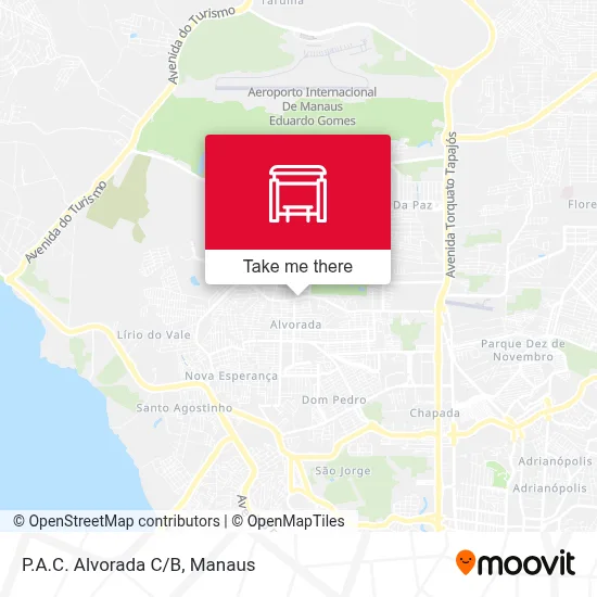 P.A.C. Alvorada C/B map