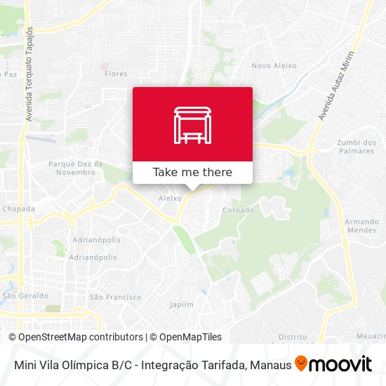 Mini Vila Olímpica B / C - Integração Tarifada map