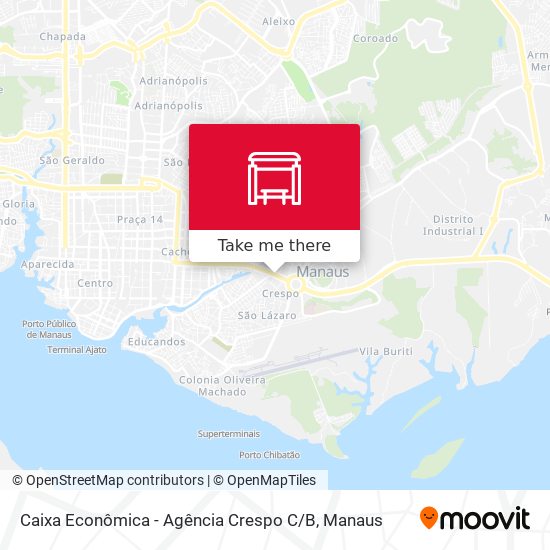 Caixa Econômica - Agência Crespo C / B map