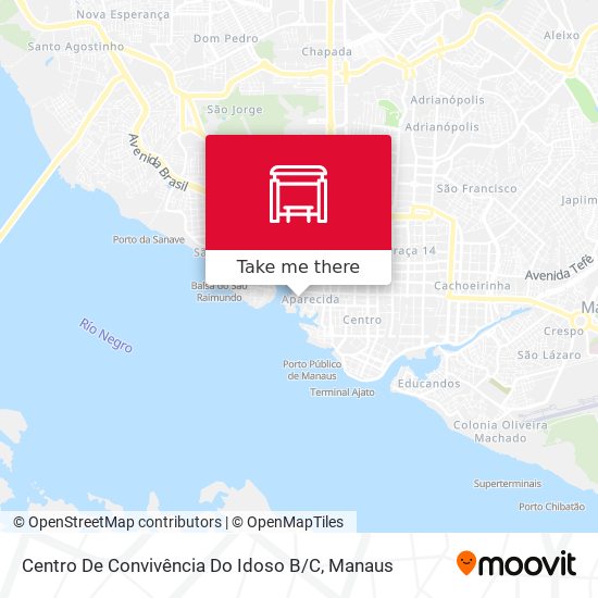 Centro De Convivência Do Idoso B / C map