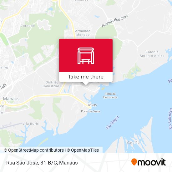 Rua São José, 31 B/C map