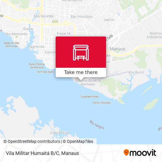 Vila Militar Humaitá B/C map