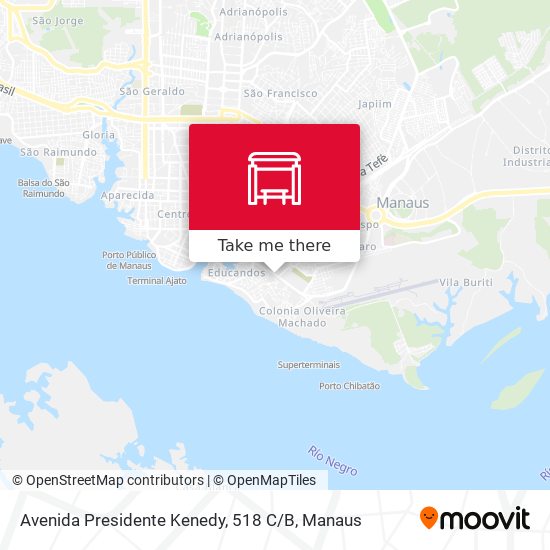 Mapa Avenida Presidente Kenedy, 518 C / B