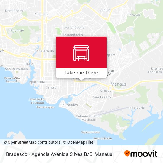 Mapa Bradesco - Agência Avenida Silves B / C