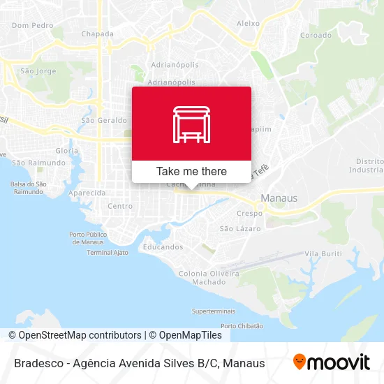 Bradesco - Agência Avenida Silves B / C map