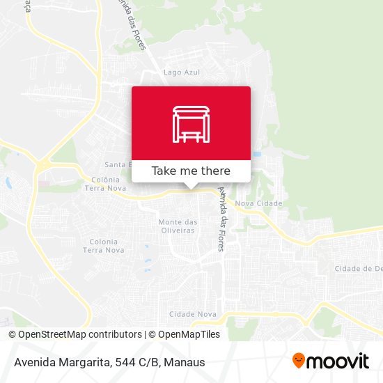 Mapa Avenida Margarita, 544 C/B
