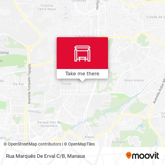 Rua Marquês De Erval C/B map
