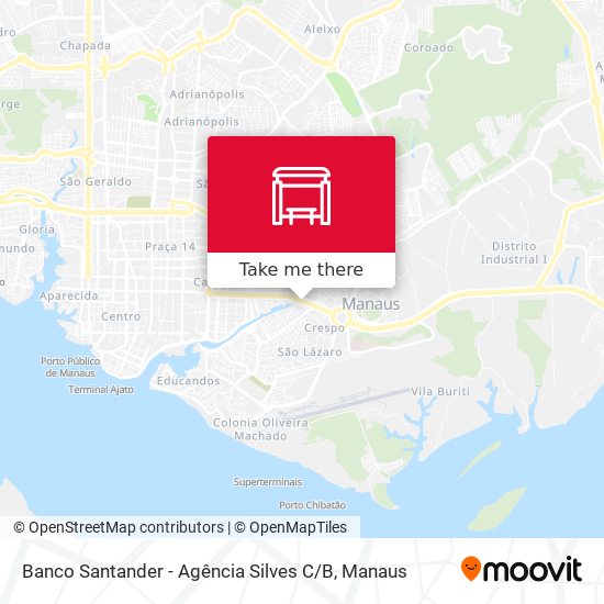 Banco Santander - Agência Silves C / B map