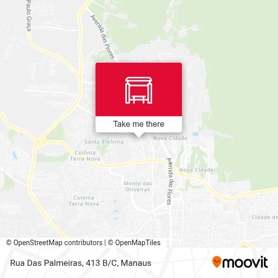 Rua Das Palmeiras, 413 B/C map