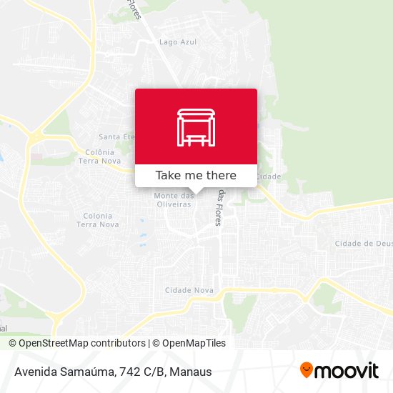 Mapa Avenida Samaúma, 742 C/B